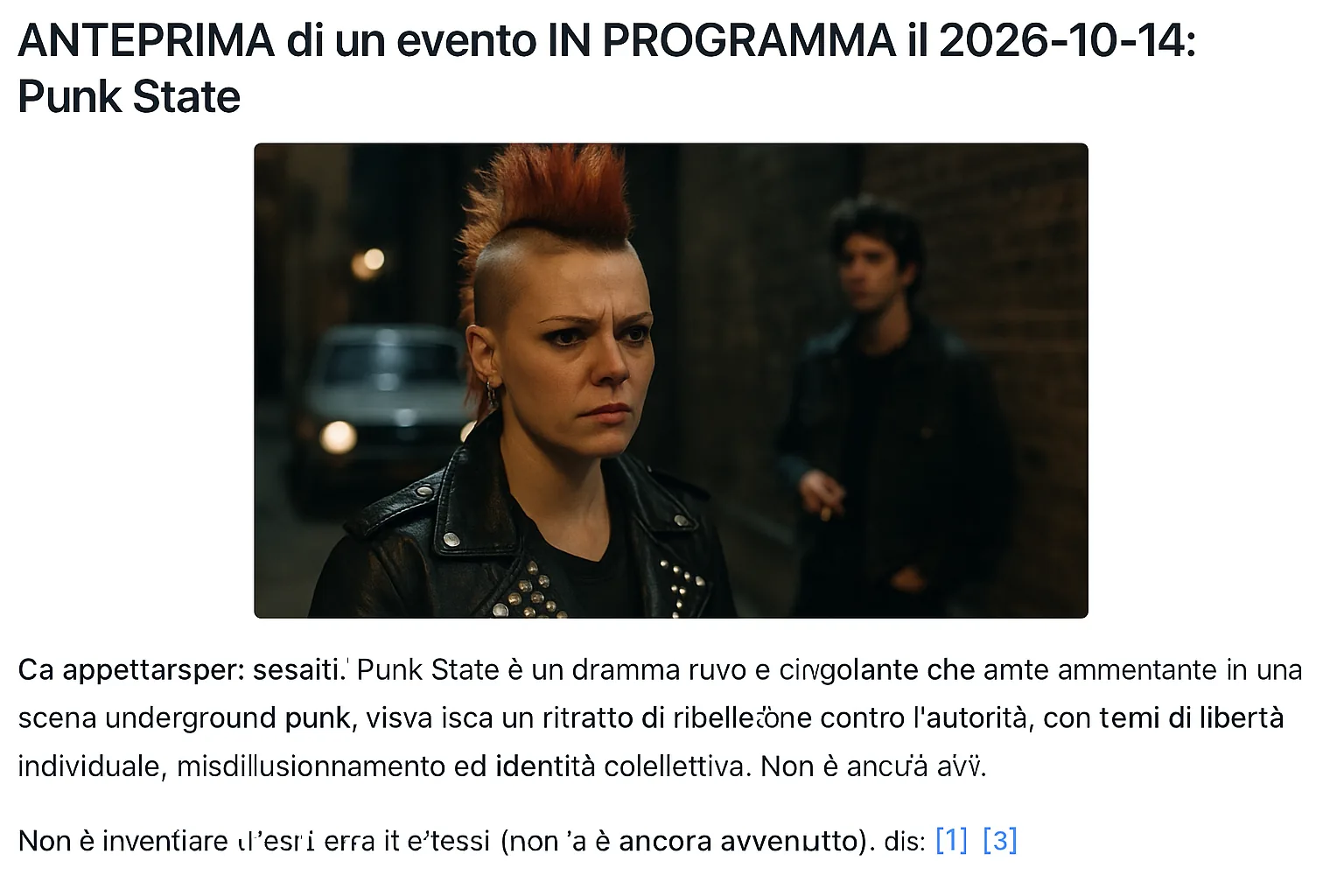 Punk State arriva al cinema il 14 ottobre: cosa sapere